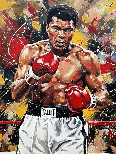 Muhammad Ali the boxer by Brainart