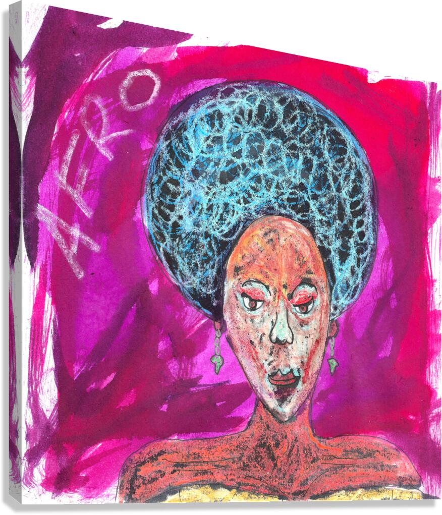 Afro Canvas Print