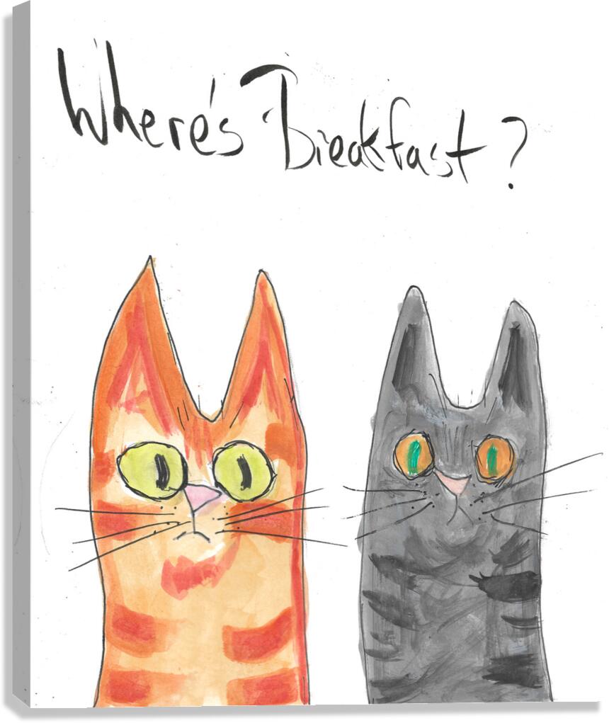 Where’s Breakfast Canvas Print