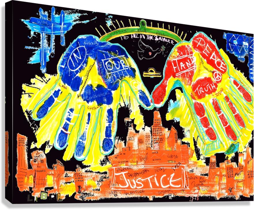 Libra -  Justice  - astrology Series Canvas Print
