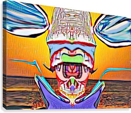 On a Boat Canvas Print