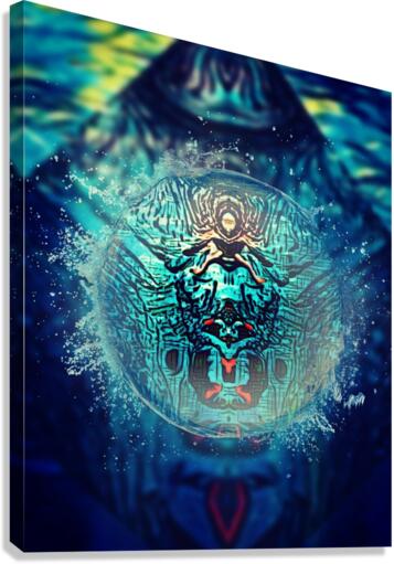 Pulled Under Canvas Print