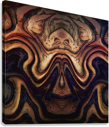 Abstract Monk Canvas Print