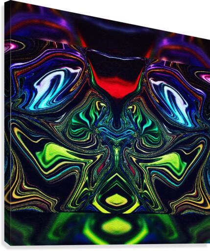 Electro Ninja Mouse Canvas Print