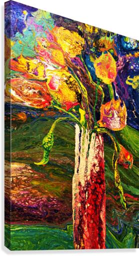 PSYCHO TULIPS   Canvas Print