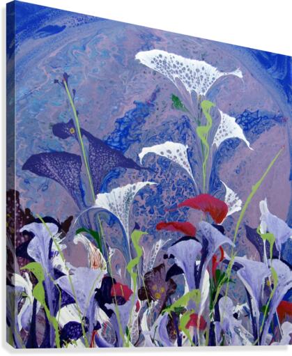 Moonflowers Canvas Print