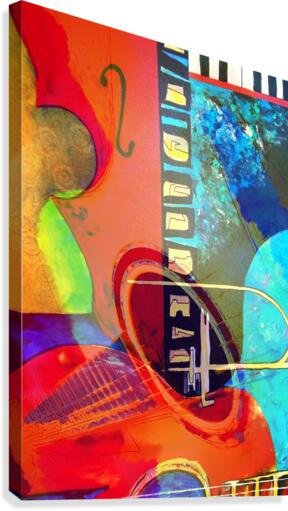 Guitaring Canvas Print