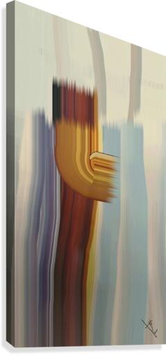 Lone stroke Canvas Print