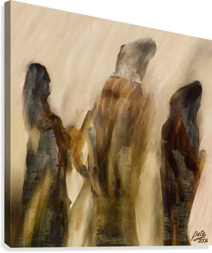 Pious Canvas Print