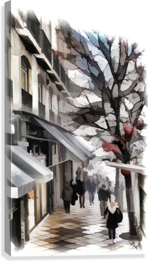 Winter lights Canvas Print