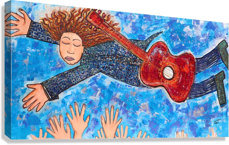 Diving Canvas Print