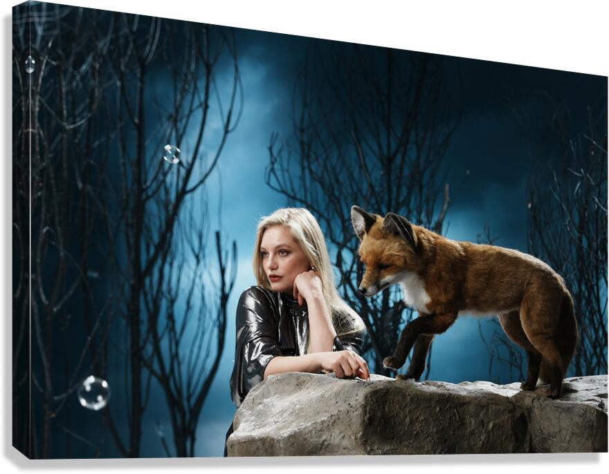 model Canvas Print