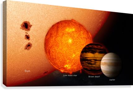 New Brown Dwarf Canvas Print