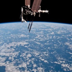 ISS and Docked Shuttle