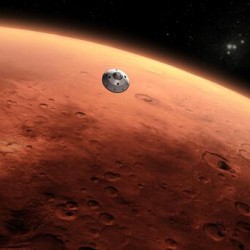 Curiosity Approaching Mars