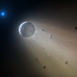 Disintegrating Asteroid