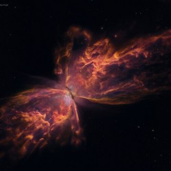The Butterfly Nebula from Hubble