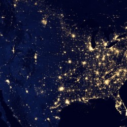 North America at Night