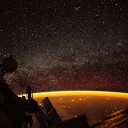 Starry night from iss