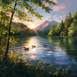 その他 Landscape Photography: Creating Visual Eloquence [DVD] A captivating nature scene featuring a serene lak by Art