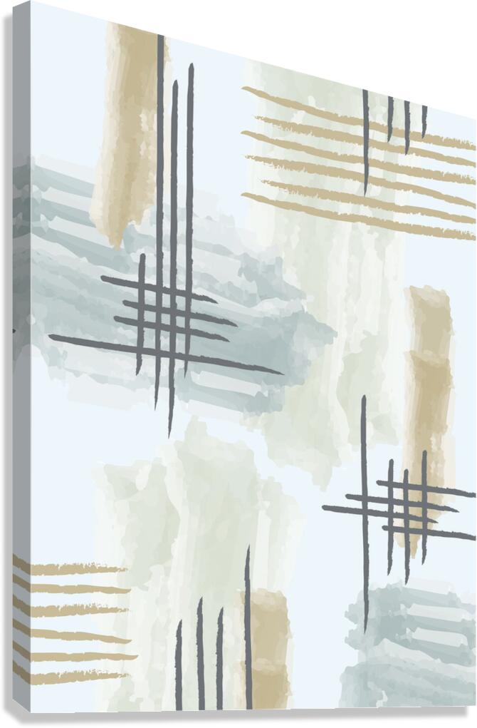 Abstract Warm Minimalism Canvas Print