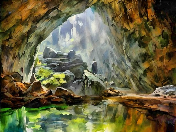 Quang Binh Hang art 1 Print