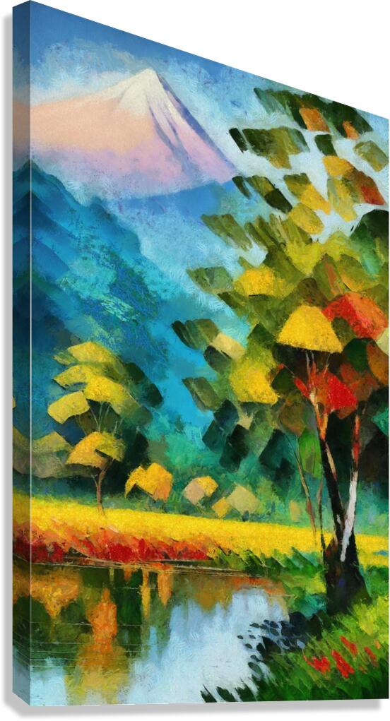Java Landscape art Indonesia 18k5 Canvas Print