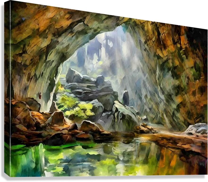 Quang Binh Hang art 1 Canvas Print