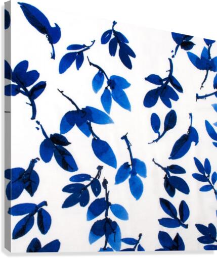 Blue Leaf 2021 Canvas Print