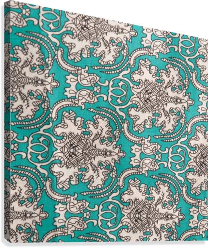 ARABESQUE - JADE Canvas Print