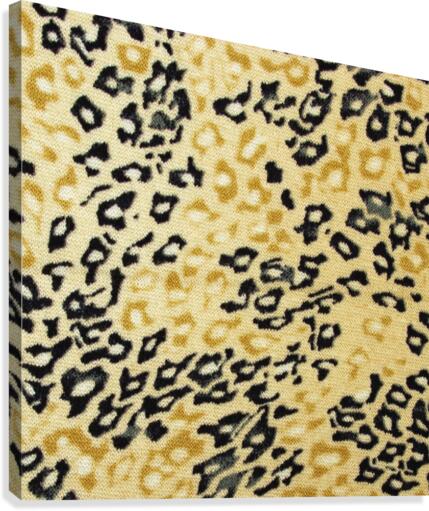 Leopard - Yellow Canvas Print