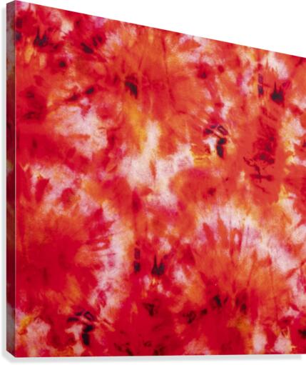 Tie-dye - Red Canvas Print