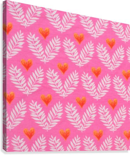 Heart - Pink Canvas Print