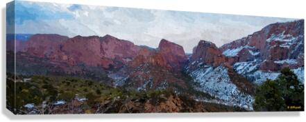 Mountain View 1 Canvas Print