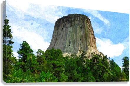 Devils Tower 1 Canvas Print