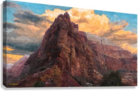 Mountain Clouds Canvas Print