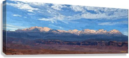 Rocky Mountains Canvas Print