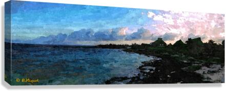 Cancun Beachfront Canvas Print