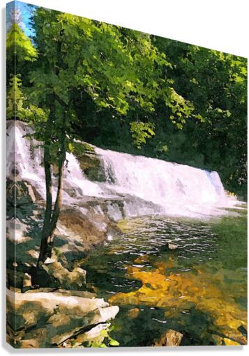 Hooker Falls 2 Canvas Print