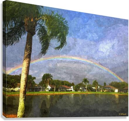 Florida Rainbow Canvas Print