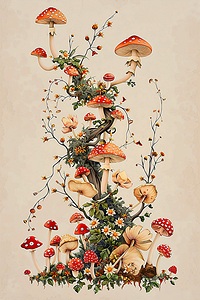 Whimsical Mushroom Garden: A Touch of Enchantment