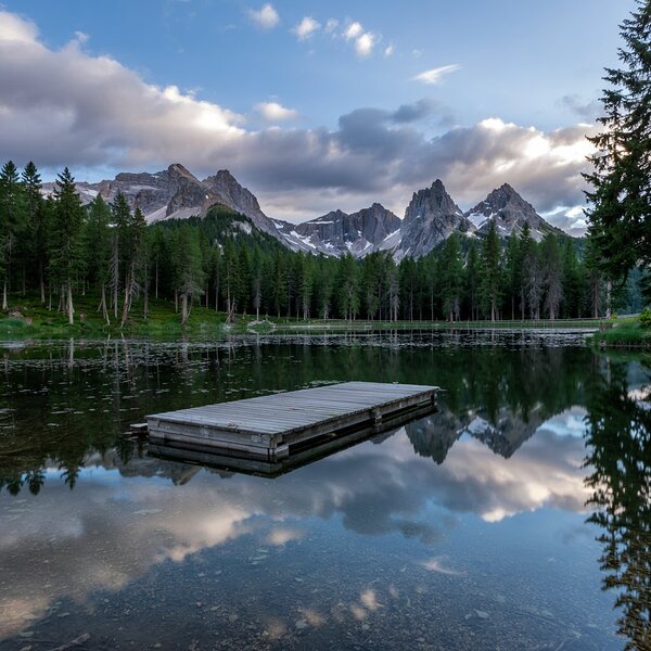 Mountain Lake Reflection Print