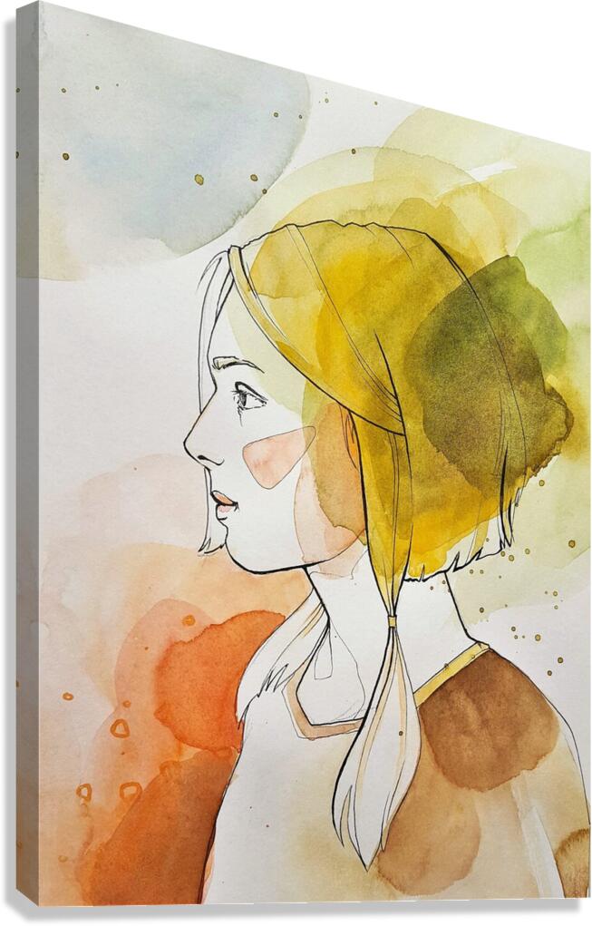  Contemplative Hues Canvas Print