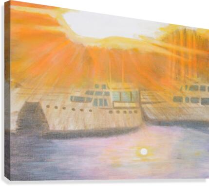 Night Falls Canvas Print