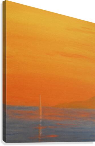 Sunset Sail    Canvas Print