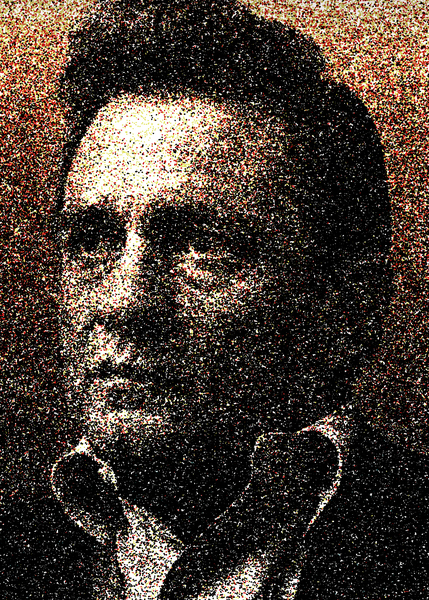 Johnny Cash Abtract Faces by septif