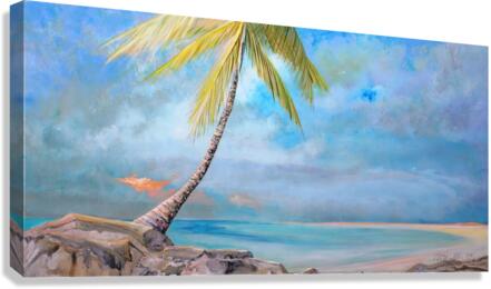 Single Palm  Canvas Print