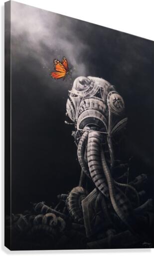A Robot Canvas Print