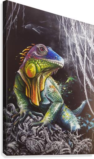 Iguana Canvas Print