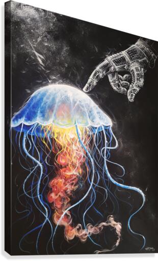 A Jellyfish Canvas Print